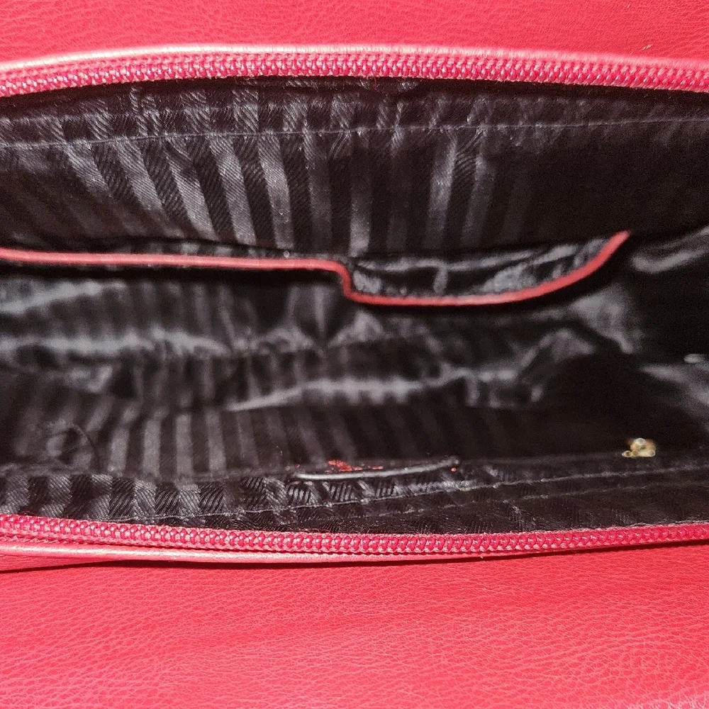 Christian Lacroix Red Quilted Handbag - Picture 4 of 9